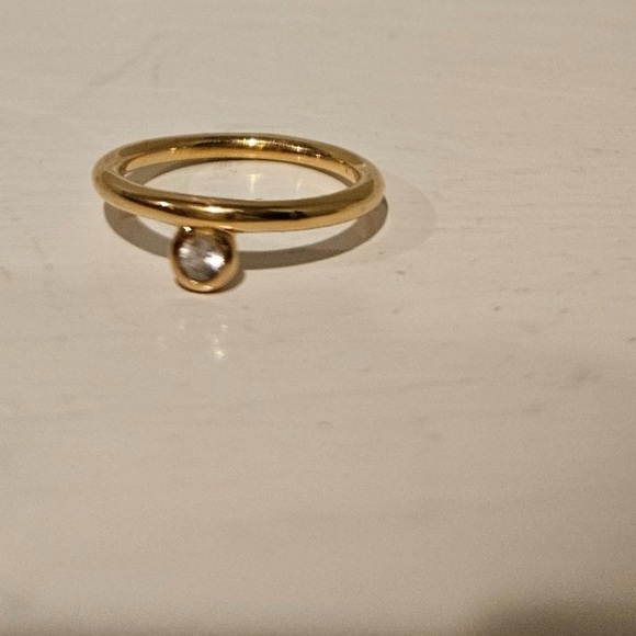 Mejuri Gemstone Drop Stacker Ring - Picture 3 of 5